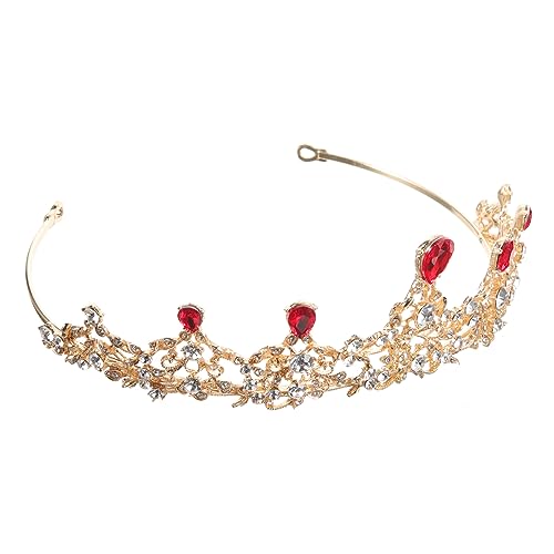 3St Kopfbedeckungen für Damen Rose Kopfschmuck aus Kristall damen stirnbänder Kämme Kamm Fotozubehör modische Kopfbedeckungen Mode Stirnband erröten Roségold Braut Haarschmuck von Ipetboom