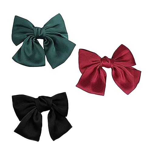 Ipetboom Mädchenhafte Große Schleifen Haarspangen Haarschmuck Flechtschleifen Haarnadel Französische Haarspange Haarspange Haarschleifen Frühlingshaar Für Frauen von Ipetboom