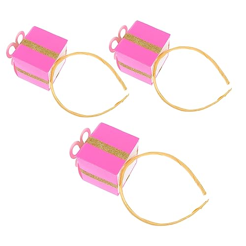 Ipetboom 3er-box Geschenkbox Stirnband Einzigartige Haartracht Party-kopfschmuck Haarschmuck Haarreifen Für Stylischer Kopfschmuck Haar Dekoratives Accessoire Papier von Ipetboom