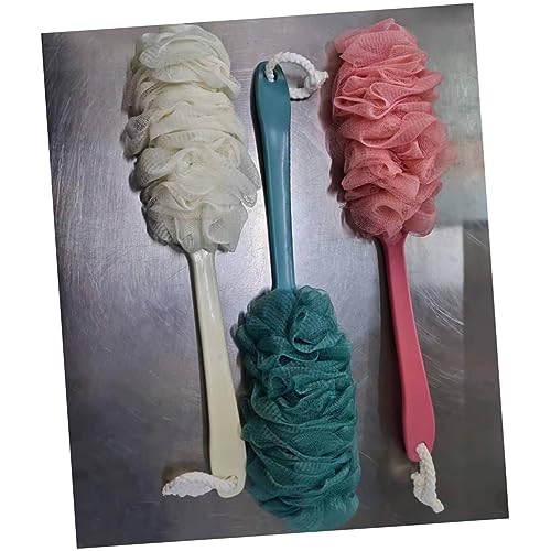 Ipetboom 3st Badekugel Badeblume Aus Holz Mit Langem Griff Badeschwamm Badetuch Zum Reiben Duschkugel von Ipetboom