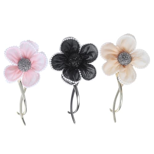 Ipetboom 3stücke Blumenhaarspange Haarschmuck Für Frauen Blumenhaarknotenhalter Blumenhaarknotenspange Blumenhaarschmuck Blumenhaarnadel Haarspange Blumenhaarspange Haar Styling Werkzeug von Ipetboom