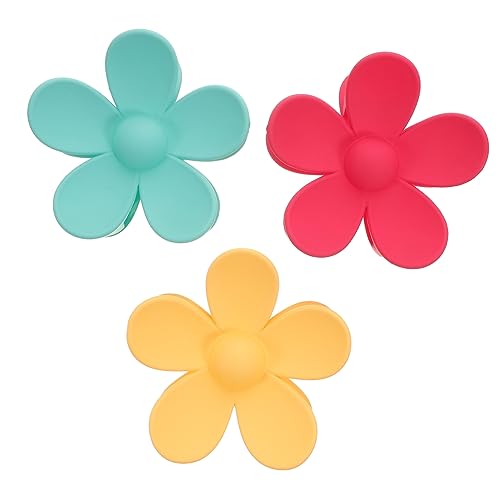 Ipetboom 3st Haarschmuck Hübsche Haarspangen Blumenclips Für Das Haar Klemmbacken Für Haare Klauen-haarspangen Für Frauen Haarklammern Krallenclips Für Frauen Blumenhaarklammern Harz von Ipetboom