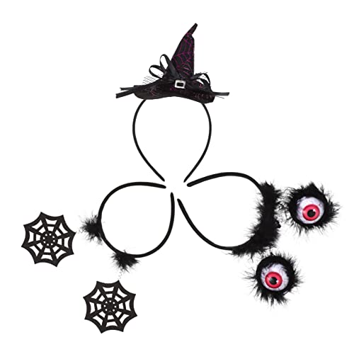 Ipetboom 3stücke Teiliges Halloween Haarreif Kreativen Hexenhut-designs Für Kostümpartys Und Festliche Anlässe Leicht Und Langlebig Für Erwachsene von Ipetboom