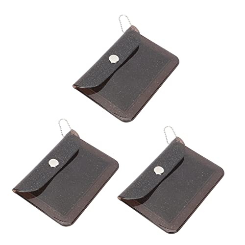 Ipetboom 3stücke Mini PVC Geldbörse Mit Transparent Einfache Kartenetuis Für Damen Für Münzen Und Kreditkarten Praktisch Und Leicht Für Unterwegs von Ipetboom