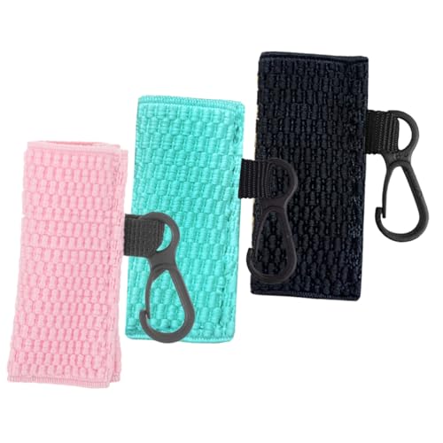 Ipetboom 3stücke Knitted Lip Balm Pouch Tragbare Lippenbalsam Und Lippenstifthalter Mit Schlüsselanhängern Für Unterwegs Schützt Vor Beschädigungen von Ipetboom