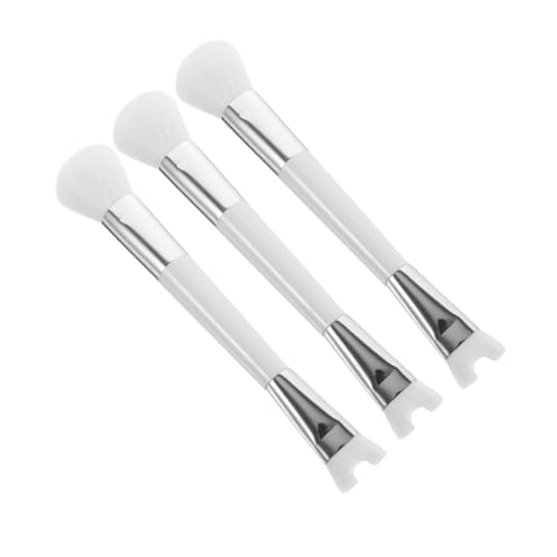 Ipetboom 3stücke Make-up-pinsel-set Mit Abgewinkeltem Concealer-pinsel Und Kleinerem Lidschattenpinsel Für Nasenkonturierung Und Lidschattenanwendung Weiche Borsten Für Damen Tragbar von Ipetboom
