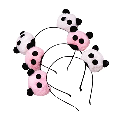 Ipetboom 3stücke Panda-stirnbänder Haarreifen Aus Hochwertigem Material Kopfschmuck Für Partyzubehör Gemischte Farben Accessoires Für Frauen Und Mädchen von Ipetboom