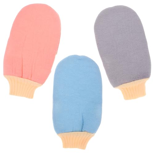 Ipetboom 3stücke Peeling-handschuhe Duschhandschuhe Afrikanischer Netzschwamm Für Tiefenreinigung Körperpeeling Geeignet Für Männer Und Frauen von Ipetboom