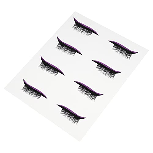 Ipetboom 4paare Wasserfeste Eyeliner Und Wimpern Aufkleber Augenlinie Dekorationsstreifen Für Perfektes Augen-make-up Geeignet Für Partys Cosplay Und Besondere Anlässe von Ipetboom