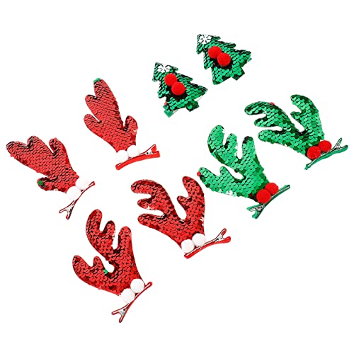 Ipetboom 4paare Weihnachts- Haarspangen Mit Festliche Haarklammern Für Mädchen Für Weihnachten Und Feierlichkeiten Teiliges von Ipetboom