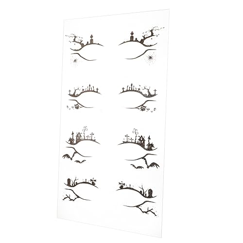 Ipetboom 4paare Augen-make-up Sticker Temporäre Eyeliner Aufkleber Für Für Halloween Und Partys Einfach Anzuwenden Und Selbsthaftend von Ipetboom