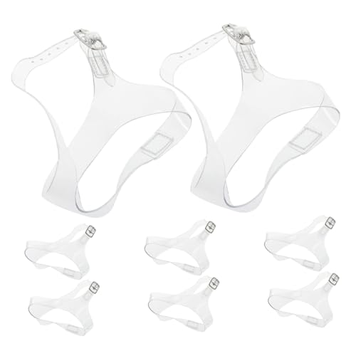 Ipetboom 4 Paare Transparente Tpu High Heel Schuhriemen Abnehmbare Rutsch Riemen mit Dreieck Design für Damen Absatzschuhe Stabiler Halt und Dekoration für Party und Alltag von Ipetboom