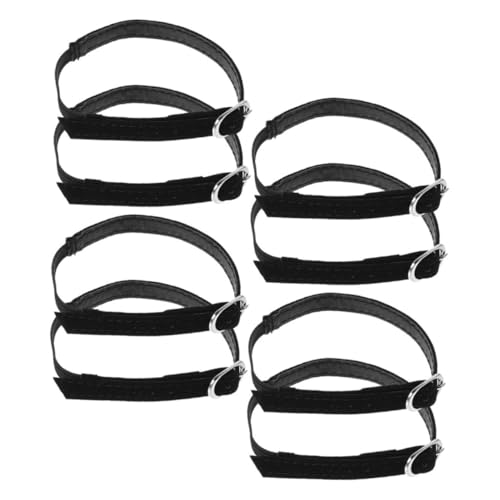 Ipetboom 4 Paare Verstellbare Abnehmbare High Heels Schuhriemen mit Schnalle Elastische Anti lose Bänder für Damen Unsichtbare Bequeme Schuhbänder für Pumps und Flache Schuhe von Ipetboom