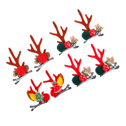 Ipetboom 4paare Weihnachtliche Haarspangen Für Mädchen Deer Antlers Haarschmuck Festliche Accessoires Für Mädchen Zu Weihnachten Geburtstag Und Feierlichkeiten von Ipetboom