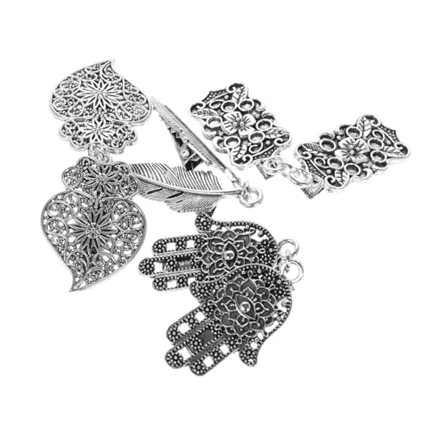 Ipetboom 4 STÜCKE Teiliges Dress Cincher Clips aus Langlebiger Zinklegierung Stilvolle Schal und Cardigan Clips für Damen Verhindern Kleidungslücken Sicherer Halt und Modisches Accessoire von Ipetboom