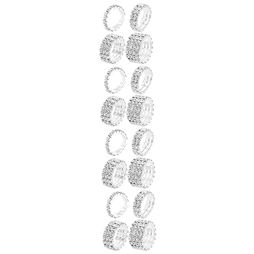 Ipetboom 4 Sätze Teiliges Damen Ring Set Mit Funkelnden Zirkonia Verstellbare Band Ringe Für Hochzeit Verlobung Elegantes Schmuckset Für Frauen Für Besondere Anlässe 4 Stück * 4 von Ipetboom