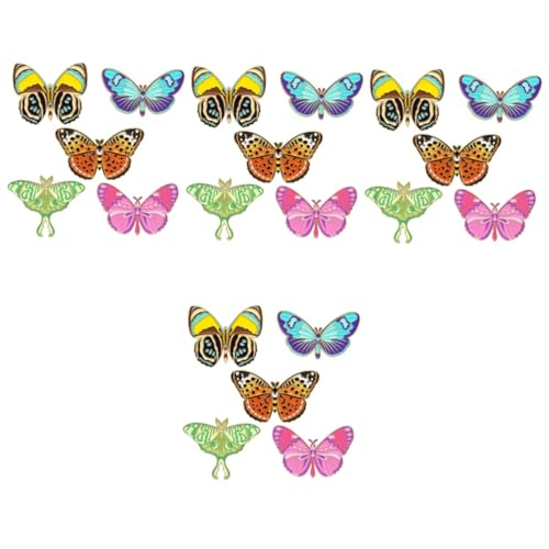 Ipetboom 4 Sätze Teiliges Farbenfrohe Broschen Dekorative Pins Für Kleidung Rucksäcke Stilvolle Accessoires Für Partys Geschenkidee Für Freunde Familie 5 Stück * 4 von Ipetboom