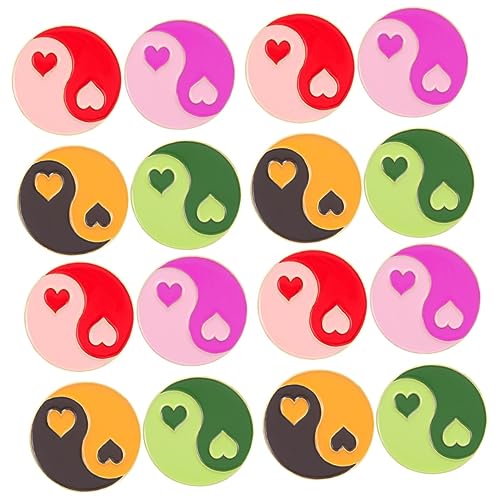 Ipetboom 4 Sätze Teiliges Herz Brosche Mit Kreativem Design Für Kleidung Rucksack Accessoires Für Valentinstag Hochzeit Besondere Anlässe 4 Stück * 4 von Ipetboom