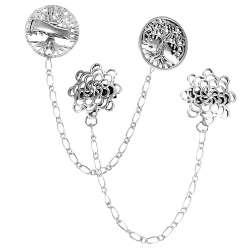 Ipetboom 4 Sätze Vintage Cardigan Clips Für Damen Kleidung Accessoires Schal Clips Hochwertigem Für Outfits Besondere Anlässe 2 Stück * 4 von Ipetboom