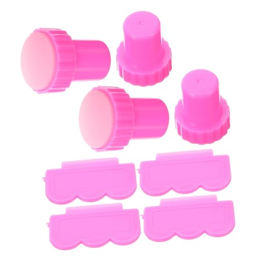 Ipetboom 4sätze Silikon Nagelstempel Mit Schaber Für Maniküre Werkzeug Nail Art Stempel Für Heimwerker Und Nageldesignliebhaber von Ipetboom