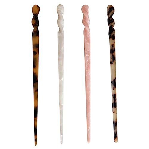 Ipetboom 4 Stck Teiliges Vintage Haarschmuck Chinesische Dekorative Haarstäbchen Langes Haarnadel für Frauen Sicherer Haarklammern für Dutt Styling von Ipetboom