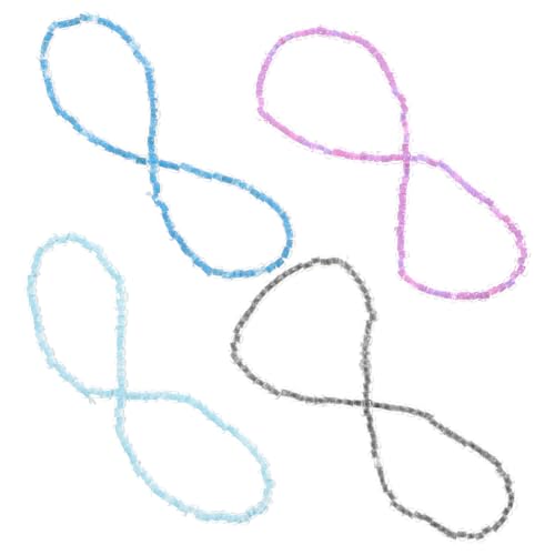 Ipetboom 4stücke Fußkettchen Mit Perlen Für Damen Leuchtende Perlen Im Dunkeln Fußkettchen Für Mädchen Geeignet Für Strandpartys Festivals Und Alltag von Ipetboom