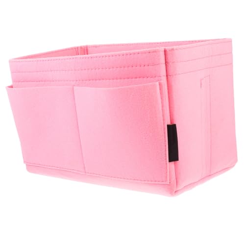 Ipetboom 4 Stück Aufbewahrungsbeutel aus Filz Kosmetiktasche aus Mesh Make-up-Behälter Geldbörsen Make-up-Taschen Make-up-Organizer-Tasche Kosmetikbehälter Kosmetikhalter von Ipetboom