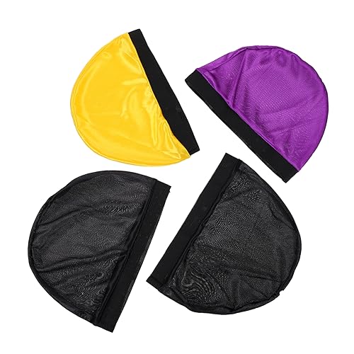 Ipetboom 4stücke Silky Wave Kappen Für Perücken Elastische Band-kappen Für Männer Und Frauen Atmungsaktive Und Dehnbare Perückenhauben Geeignet Für Verschiedene Haartypen Zufällige von Ipetboom