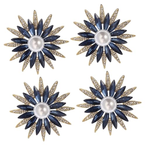 Ipetboom 4 Stück Brosche für Damen Herren Anstecknadel für Kleidung Accessoires für Abendmode Festlichkeiten Vielseitig Einsetzbar Leicht zu Langlebiges Design von Ipetboom