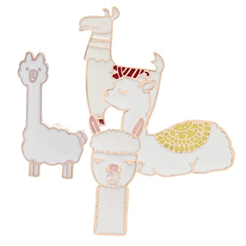 Ipetboom Brosche 4 Stück Cartoon Schal Schnalle Anstecknadel für Damen Legierung Tierbrosche Dekorative Anstecknadel für Schals Niedliches Design von Ipetboom