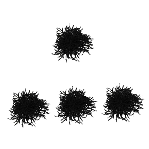 Ipetboom 4 Stück Dreadlocks Perücke Twist Damen Dünn Gefälschtes Lockiges Haar Geflochten Unordentliche Extensions Flechtstile Menschliche Zöpfe Für Topper Häkelhaarverlängerung von Ipetboom