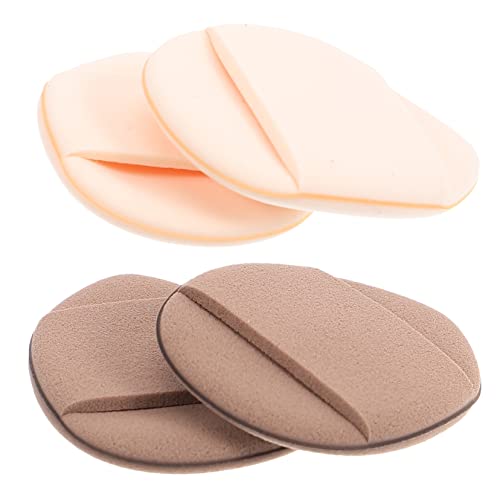 Ipetboom 4 Stück Fingerspitzen-puff Puderquaste Augen Lockerer Puderschwamm Make-up-kissen-puff Puffs Dreieck Bilden Kleine Puderquasten Wattepad Hydrophiler Nicht-latex Concealer von Ipetboom