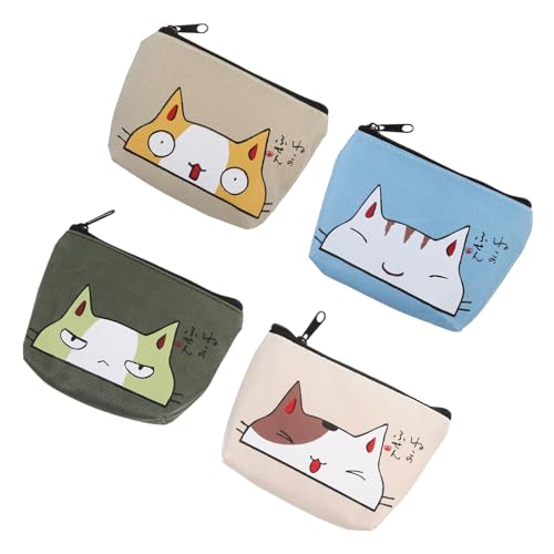 Ipetboom 4stücke Geldbörse Zufällige Designs Für Münzen Schlüssel Und Kleine Gegenstände Für Mädchen Und Praktische Aufbewahrungstasche Für Alltag Ipetboom 4stücke Geldbörse Zufällige Designs Für Münzen Schlüssel Und Kleine Gegenstände Für Mädchen Und Praktische Aufbewahrungstasche Für Alltag von Ipetboom