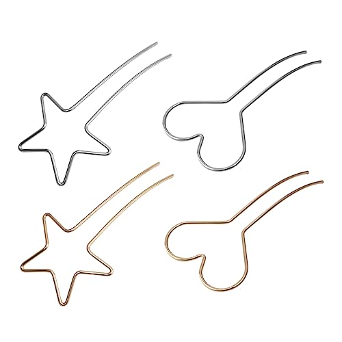 Ipetboom 4stücke Teiliges Frauen Dutt Haarnadeln Elegante Metall Haarklammern Für Hochsteckfrisuren Geeignet Für Alltag Partys Und Hochzeiten von Ipetboom