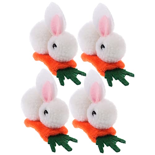 Ipetboom 4stücke -haarspangen Hasenform Für Mädchen Niedliche Haarclips Mit Karotten-design Accessoire Für Ostern Und Festliche Anlässe von Ipetboom