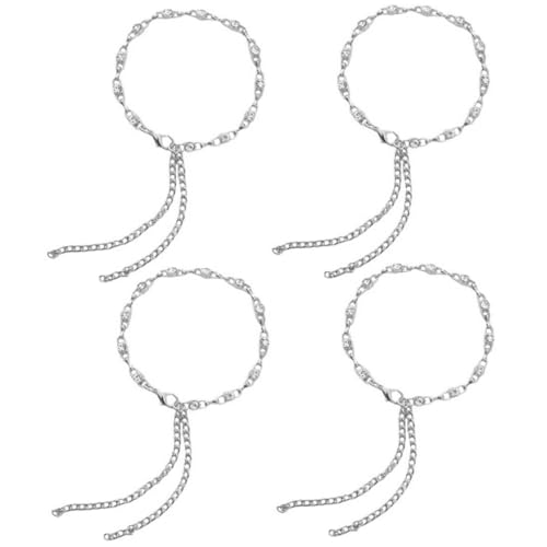 Ipetboom 4 Stück High Heel Schuhkette mit Schuhdekoration für Frauen Einfach Anzubringen Abnehmbar für Verschiedene von Ipetboom