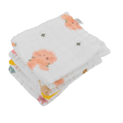 Ipetboom 4 Stück Kleines Handtuch Süßes Handtuch Hasenhandtücher Kinderwaschlappen Cartoon Kaninchenhandtuch Kaninchen Badetücher Attraktive Waschlappen Süßes Tierhandtuch Weiß Baumwolle von Ipetboom