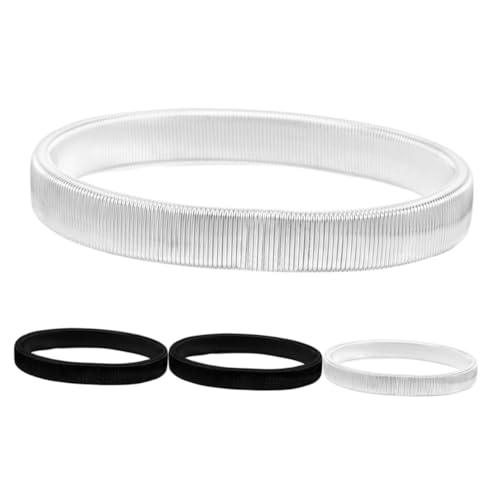 Ipetboom 4 Stück Mode Frühlingsarmband elastische Ärmelbänder elastischer Hemdärmelhalter Ärmelarmbänder Strumpfhalter mit Armbinde elastischer Ärmelhalter geschichtete Armbänder Metall von Ipetboom