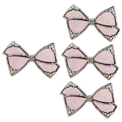 Ipetboom 4 Stück Multifunktionale Haarschleifen Haarklammern für Dekorative Haaraccessoires mit Kristallverzierungen für Partys Alltägliche Outfits von Ipetboom