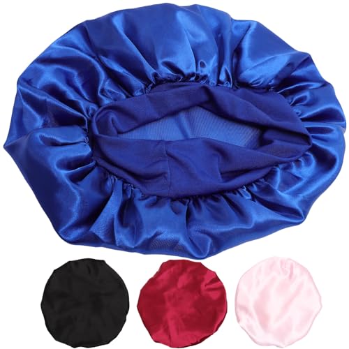Ipetboom 4er-pack Satin-wickel-schlafmütze Für Damen Haube Zum Schlafen Schal von Ipetboom
