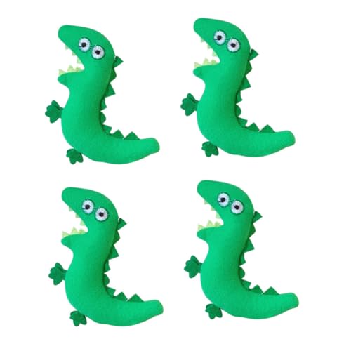 Ipetboom 4 Stück Niedliche Dinosaurier Broschen Pin Cartoon Anstecknadeln für Kleidung Tasche Hut Vielseitig Verwendbar Party Modeaccessoire von Ipetboom