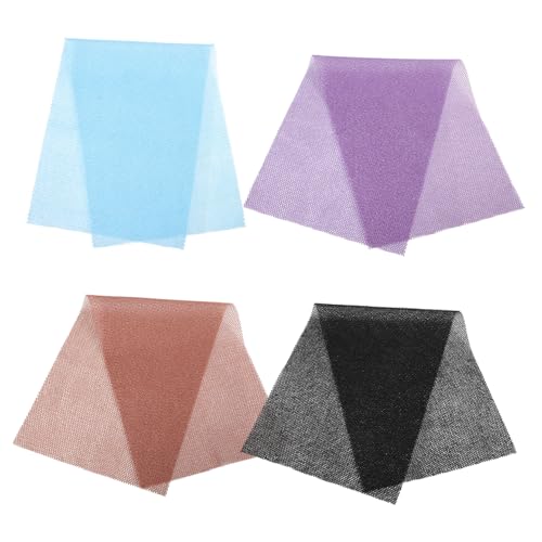 Ipetboom 4 Stück Peeling Badewäsche Schrubber Wiederverwendbare Duschhandtücher zur Hautreinigung Exfolierende Handtücher für Sanfte Körperpflege Männer von Ipetboom