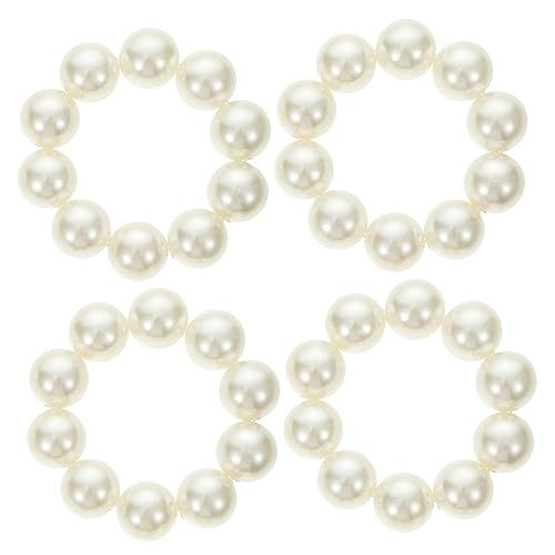 Ipetboom Luxuriöse Haarseile Aus Kunstharz Elastische Pferdeschwanzhalter für Mädchen Modeschmuck Haargummis Armbänder von Ipetboom