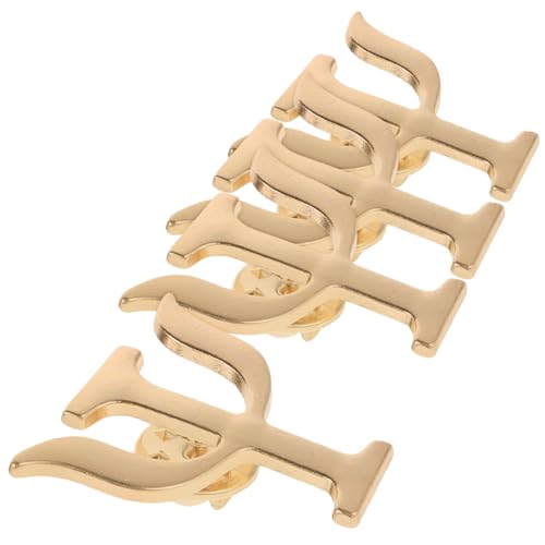 Ipetboom 4 Stück Psychologen Broschen Elegante Anstecker mit Griechischem Psychologie Symbol für Anzüge und Schals Dekorative Pins für Socken und Kleidung von Ipetboom