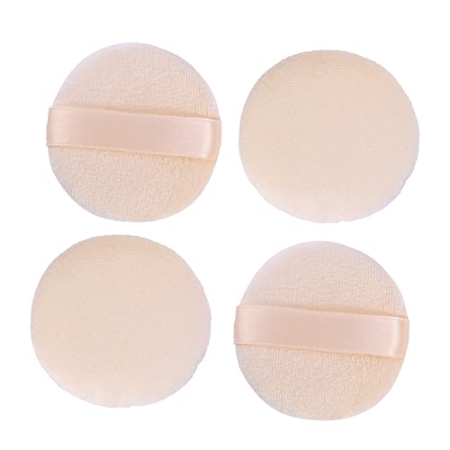 Ipetboom 4 Stück Pulver Puderquaste Mischen lockerer Hauch kosmetische Puffs Kissen-Foundation-Puff Make-up-Dreieckquaste dreieckiger Zug Schwämme Schwamm Make-up-Puff Trockener Hauch von Ipetboom