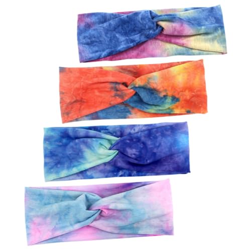 Ipetboom 4stücke Teiliges Sport-stirnband Für Damen Yoga-haarbänder Mit Einzigartigem Batikdesign Leicht Und Bequem Für Workout Fitness Und Yoga Farben Pfaublau Ipetboom 4stücke Teiliges Sport-stirnband Für Damen Yoga-haarbänder Mit Einzigartigem Batikdesign Leicht Und Bequem Für Workout Fitness Und Yoga Farben Pfaublau von Ipetboom