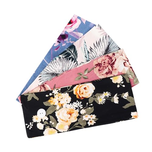 Ipetboom Stirnband Für Damen – 4 Sport-stirnbänder Mit Knopf Für Yoga Fitness Laufen Training Fitnessstudio Party Alltag Blumendesign Ipetboom Stirnband Für Damen – 4 Sport-stirnbänder Mit Knopf Für Yoga Fitness Laufen Training Fitnessstudio Party Alltag Blumendesign von Ipetboom