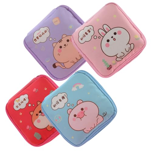 Ipetboom 4 Stück Tante Handtuch Aufbewahrungstasche Perioden Set Periodentasche Für Damenbinden Aufbewahrungstaschen Für Reisen Make Up Tasche Organizer Tasche Damenbinden Tasche von Ipetboom