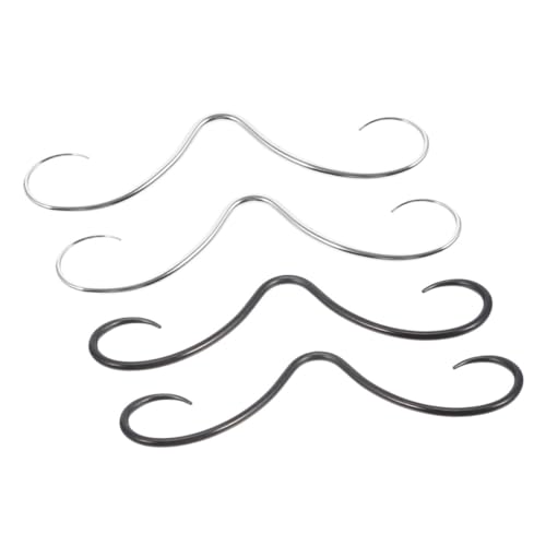 Ipetboom 4 Stück Teiliges Edelstahl Septum Piercing für Damen und Herren Verstellbare Schnurrbart Nasenringe Leichter Modischer Körperschmuck für Alltag und Besondere Anlässe Ipetboom 4 Stück Teiliges Edelstahl Septum Piercing für Damen und Herren Verstellbare Schnurrbart Nasenringe Leichter Modischer Körperschmuck für Alltag und Besondere Anlässe von Ipetboom