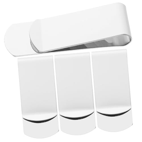Ipetboom 4 Stück Teiliges Kleiner Geldclips aus Rostfreiem Edelstahl Praktischer Tragbarer Geldscheinklammer für Büro und Alltag Leicht Robust und Vielseitig Einsetzbar von Ipetboom